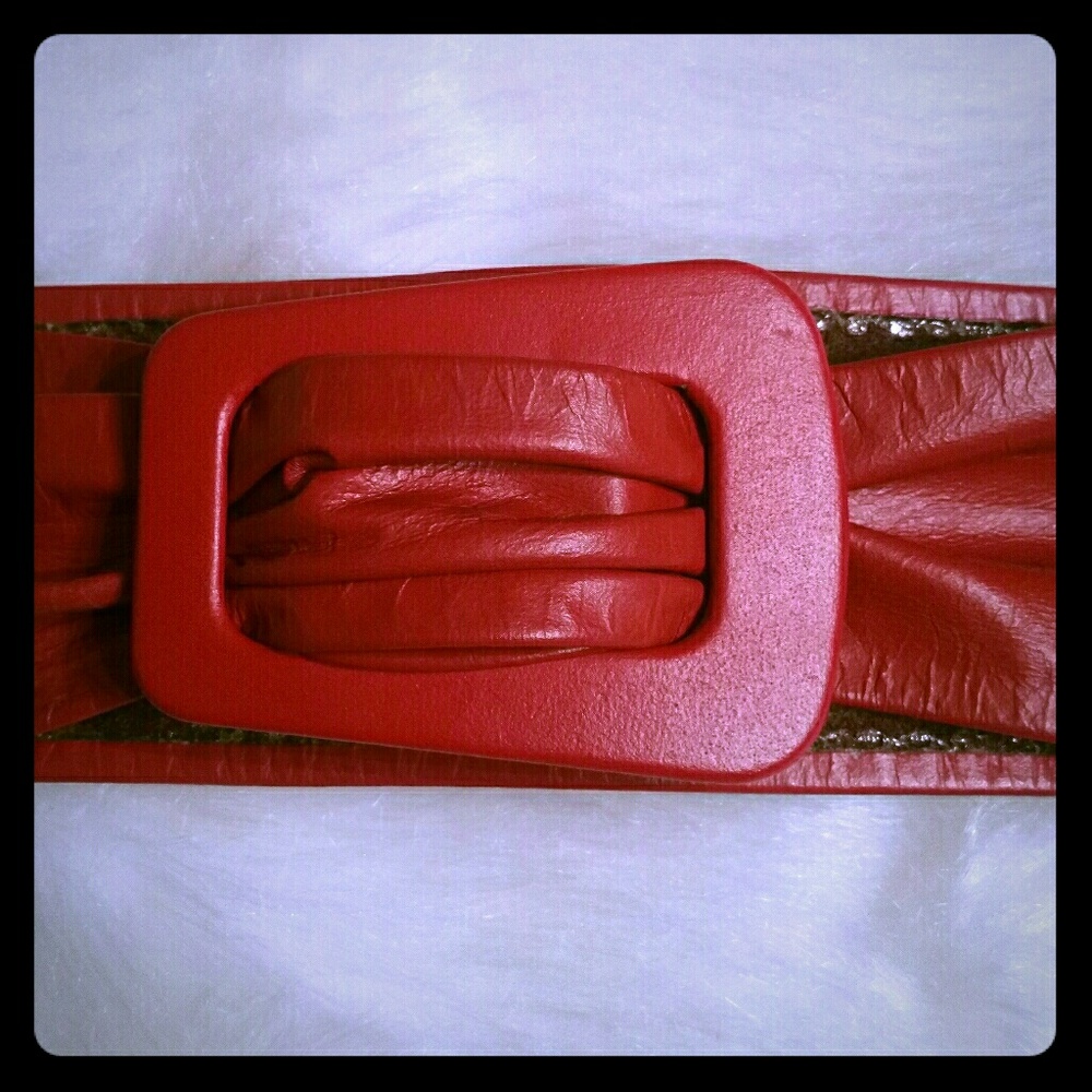 Vintage leather belt